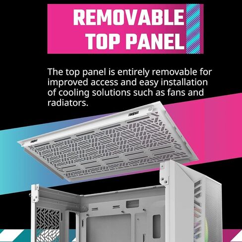 Cooler Master MasterBox 540 ARGB ATX Mid-Tower ARGB Ether Front Panel, Removable Top Panel, Front DarkMirror Panel, Mesh Side Intakes, Tempered Glass, SickleFlow 120mm PWM ARGB (MB540-KGNN-S00) in Kuwait