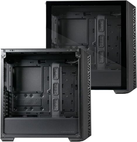 لوحة أمامية من Cooler Master MasterBox 540 ARGB ATX Mid-Tower ARGB Ether، لوحة علوية قابلة للإزالة، لوحة مرآة داكنة أمامية، مداخل جانبية شبكية، زجاج مقسى، تدفق SickleFlow 120 مم PWM ARGB (MB540-KGNN-S00) in Kuwait