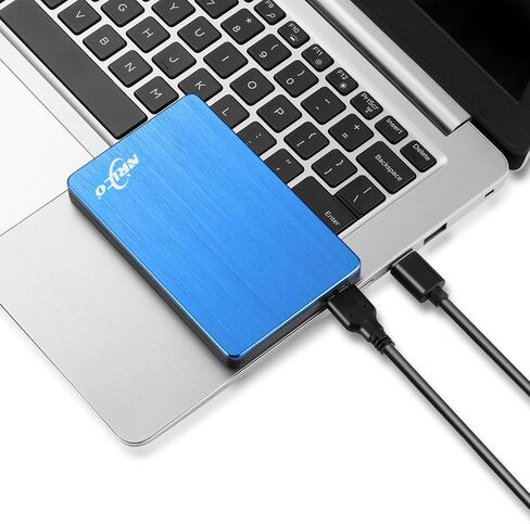 محرك الأقراص الصلبة الخارجي المحمول NRICO سعة 250 جيجابايت USB 3.0 HDD سعة تخزين 2.5 بوصة متوافق مع أجهزة الكمبيوتر الشخصية وأجهزة Mac وسطح المكتب وأجهزة PS4 (250 جيجابايت، رمادي) in Kuwait