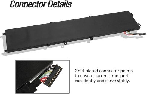 بطارية كمبيوتر محمول 6GTPY (11.4V 97Wh 8500Mah) لـ Dell XPS 15 9570 9560 9550 7590 الدقة 5530 5520 5510 M5510 M5520 Series 5XJ28 5D91C GPM03 in Kuwait