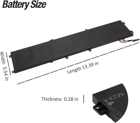 بطارية كمبيوتر محمول 6GTPY (11.4V 97Wh 8500Mah) لـ Dell XPS 15 9570 9560 9550 7590 الدقة 5530 5520 5510 M5510 M5520 Series 5XJ28 5D91C GPM03 in Kuwait