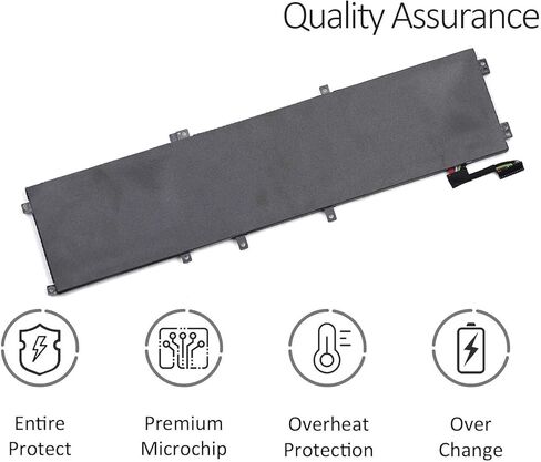 بطارية كمبيوتر محمول 6GTPY (11.4V 97Wh 8500Mah) لـ Dell XPS 15 9570 9560 9550 7590 الدقة 5530 5520 5510 M5510 M5520 Series 5XJ28 5D91C GPM03 in Kuwait