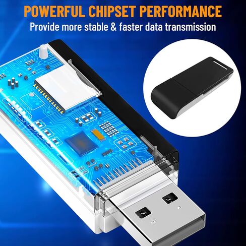 ابرتي محول قارئ بطاقة ذاكرة خارجي يو اس بي جديد او تي جي لاجهزة اللابتوب وويندوز in Kuwait