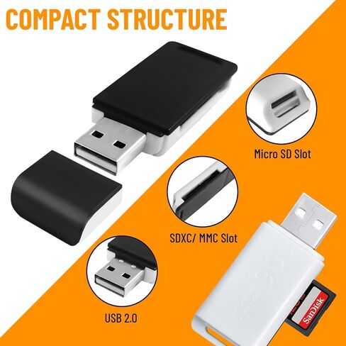 ابرتي محول قارئ بطاقة ذاكرة خارجي يو اس بي جديد او تي جي لاجهزة اللابتوب وويندوز in Kuwait