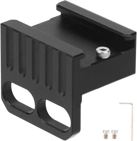 محول تركيب الحذاء البارد 90 درجة قاعدة محول تركيب الحذاء البارد مع برغي تركيب 1/4 بوصة لقفص الكاميرا DSLR in Kuwait