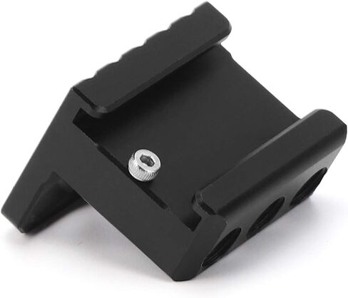 محول تركيب الحذاء البارد 90 درجة قاعدة محول تركيب الحذاء البارد مع برغي تركيب 1/4 بوصة لقفص الكاميرا DSLR in Kuwait