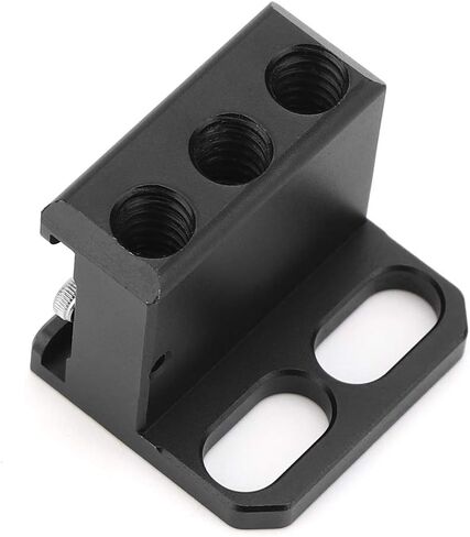 محول تركيب الحذاء البارد 90 درجة قاعدة محول تركيب الحذاء البارد مع برغي تركيب 1/4 بوصة لقفص الكاميرا DSLR in Kuwait