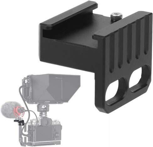 محول تركيب الحذاء البارد 90 درجة قاعدة محول تركيب الحذاء البارد مع برغي تركيب 1/4 بوصة لقفص الكاميرا DSLR in Kuwait