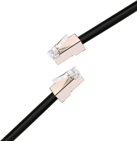 Cat7 Ethernet Cable 50 ft, 15m CAT7 High Speed Flat Internet Cord Professional for Gaming,Ethernet Switch, Modem, Router, Coupler, IEEE-568B Standard in Saudi Arabia