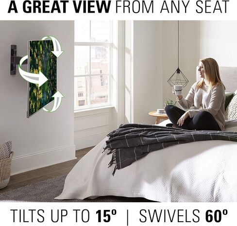 Sanus Vmf720 (B2) Slim Full Motion Swivel TV Bracket (32-55") in Saudi Arabia