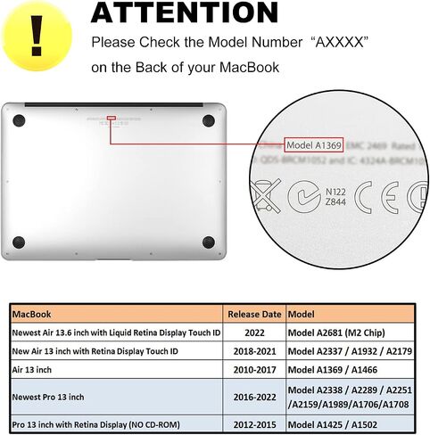 حافظة EkuaBot Flowers MacBook Pro مقاس 13 بوصة وغطاء لوحة المفاتيح (A2338 M1/A2289/A2251/A2159/A1989/A1706/A1708، إصدار 2016-2021)، حافظة صلبة متوافقة فقط مع MacBook Pro 13.3 in Saudi Arabia