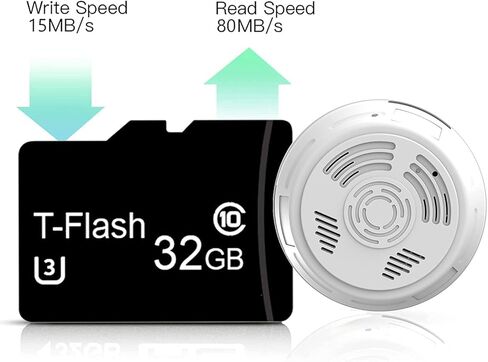 بطاقة Micro SD سعة 32 جيجابايت، ملحق تخزين للكاميرا الصغيرة، بطاقة ذاكرة عالية السرعة لتسجيل أو تشغيل مقاطع الفيديو القصيرة in Kuwait