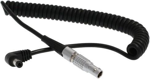 كابل طاقة ملفوف من HangTon 12 فولت 2 دبوس إلى تيار مستمر لكاميرا ARRI Alexa إلى SmallHD 702 Touch FEELWORLD LUT7 LILLIPUT Atomos Shogun Ninja Inferno Monitor 50 سم in Saudi Arabia