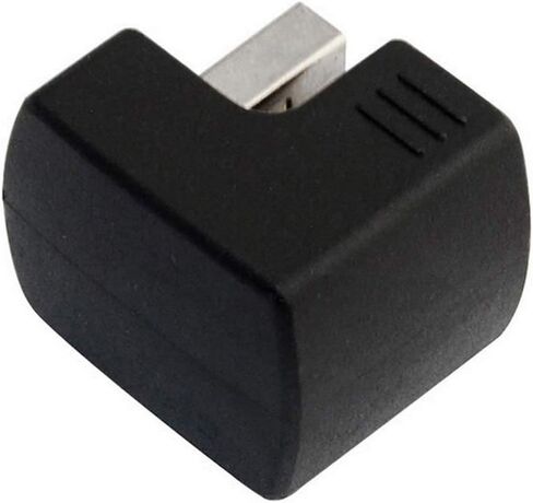 Cablecc 1 مجموعة محول USB 3.0 بزاوية أعلى وأسفل ذكر إلى أنثى تمديد 180 درجة 5 جيجابت في الثانية in Saudi Arabia