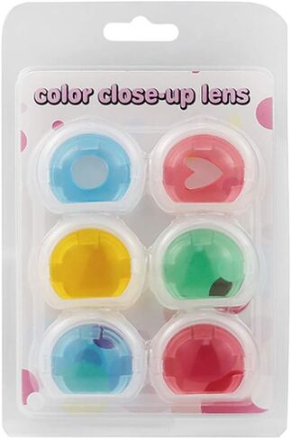 عدسات Hellohelio المرشح الملوّن عن قرب متوافقة مع كاميرات فوجي فيلم Instax ميني 11، 6 قطع في بدلة (أحمر أزرق أصفر أخضر) in Kuwait