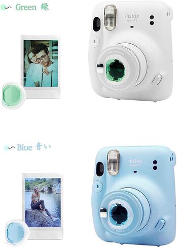 عدسات Hellohelio المرشح الملوّن عن قرب متوافقة مع كاميرات فوجي فيلم Instax ميني 11، 6 قطع في بدلة (أحمر أزرق أصفر أخضر) in Kuwait