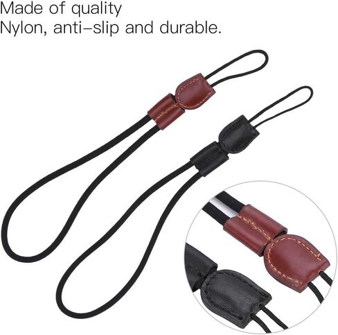 2 قطعة اليد اليد شريط حبل قصير ل USB فلاش محركات المحمولة كاميرا اليد حزام المعصم حبل حبل اليد حزام المعصم حبل حبل اليد للهاتف الخليوي، كاميرا صغيرة قبضة اليد كاميرا حبل in Kuwait