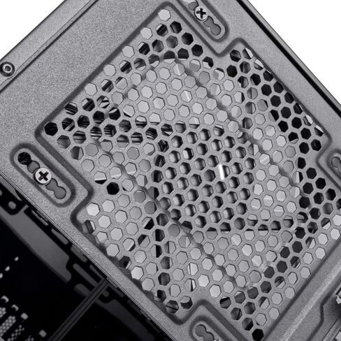 SilverStone Technology FARA B1 RGB, Tempered Glass, Mid-Tower ATX case with RGB Fans, SST-FAB1B-RGB, Black/Glass/RGB in Saudi Arabia