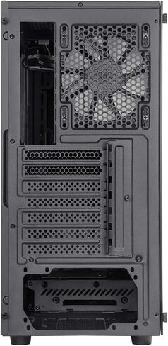SilverStone Technology FARA B1 RGB, Tempered Glass, Mid-Tower ATX case with RGB Fans, SST-FAB1B-RGB, Black/Glass/RGB in Saudi Arabia