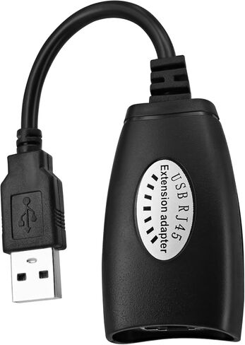 محول تمديد VEMNI USB RJ45، زوجان من موسع USB RJ45 فوق Cat5/Cat5e/Cat6 موصل سلك تمديد يصل إلى 150 قدم in Kuwait
