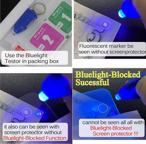 2 حزمة من واقي الشاشة الأزرق المحجب متوافق مع آيباد إير 4 2020 11 بوصة زجاج واقي مقاوم للكسر 9H غشاء شفاف مضاد للضوء الأزرق in Kuwait