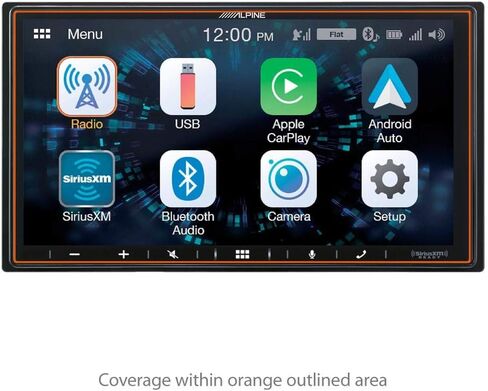 واقي شاشة BoxWave متوافق مع Alpine iLX-W650 - ClearTouch مضاد للتوهج (عبوة من قطعتين)، غلاف غشاء غير لامع مضاد لبصمات الأصابع لـ Alpine iLX-W650، Alpine iLX-W650، iLX-407 in Saudi Arabia