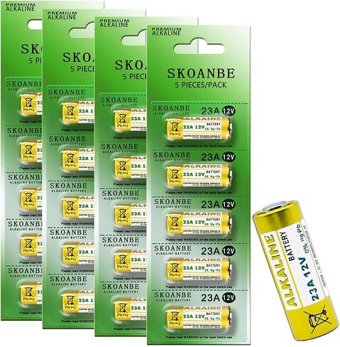 SKOANBE 5PCS 23A 12V Alkaline Battery A23 L1028 MN21 12Volts Battery in Kuwait