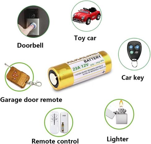 SKOANBE 5PCS 23A 12V Alkaline Battery A23 L1028 MN21 12Volts Battery in Kuwait