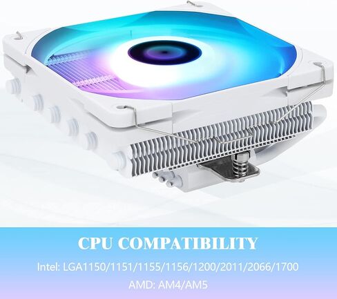 مبرد هواء وحدة المعالجة المركزية من Thermalright AXP120-X67 مع مروحة TL-12015 PWM مقاس 120 مم، 6 أنابيب حرارية، ارتفاع 67 مم، لـ AMD AM4/AM5Intel LGA 1700/1150/1151/1155/1156/1200 in Kuwait