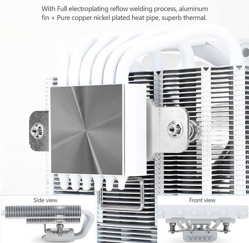 مبرد هواء وحدة المعالجة المركزية من Thermalright AXP120-X67 مع مروحة TL-12015 PWM مقاس 120 مم، 6 أنابيب حرارية، ارتفاع 67 مم، لـ AMD AM4/AM5Intel LGA 1700/1150/1151/1155/1156/1200 in Kuwait