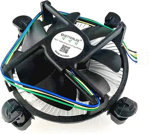 New heatsink CPU Cooling Fan for Intel i3/i5/i7 lga 115x 1150 1151 1155 1156 X3430 X3440 X3450 X3460 X3470 X3480 Series E97379-003 D34223 D75716 D95263 E18764 E33681 E97375 E97378–001 4-PIN 3.5-Inch in Saudi Arabia
