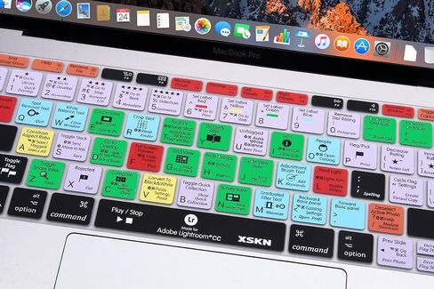 XSKN Lightroom Shortcut Keyboard Skin Cover for New MacBook Pro 13 Inch A1708 (2016 Version, No TouchBar) and MacBook 12" A1534, US and EU Layout in Saudi Arabia