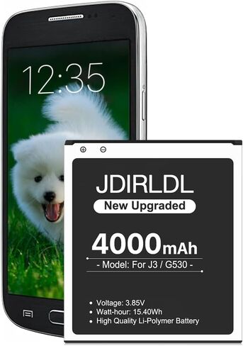 Galaxy J3 Battery, (New Version 2023) 4000mAh EB-BG530CBZ EB-BG530CBU Replacement Battery for Galaxy Grand Prime SM-G530, Galaxy J3 Prime J337A, J337T,J327A, J327T, Galaxy J3 Emerge Battery in Kuwait