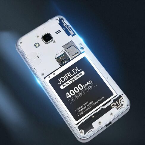Galaxy J3 Battery, (New Version 2023) 4000mAh EB-BG530CBZ EB-BG530CBU Replacement Battery for Galaxy Grand Prime SM-G530, Galaxy J3 Prime J337A, J337T,J327A, J327T, Galaxy J3 Emerge Battery in Kuwait