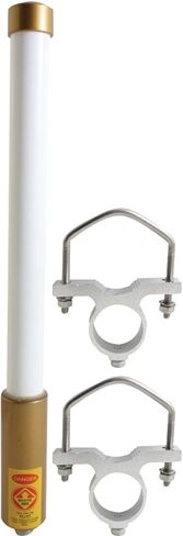 tram-browning BR6157 410MHz–490MHz UHF Pretuned Fiberglass Land Mobile Omni Base Antenna, White in Saudi Arabia