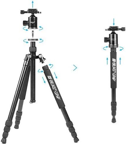 Beastgrip BT-100 Tripod with Quick Release 360 Degree Ball Head in Kuwait