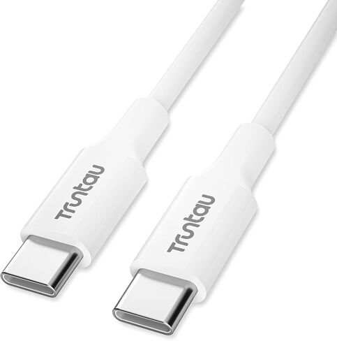 6FT USB A to USB C Cable, 60W Fast Charging Cable Compatible with iPhone 17/17 Pro Max/16/16e/16 Plus/15 Pro Max, Samsung Galaxy S24/S23/S22/S21 Ultra, iPad Gen 4/5/6, CarPlay, White in Kuwait