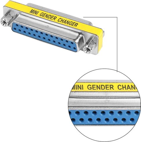 MEIRIYFA DB25 25 Pin Gender Changer D-SUB 25Pin Coupler Serial Cable in Saudi Arabia