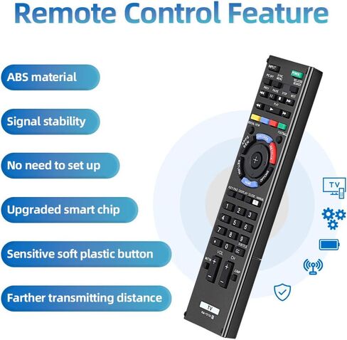 Gvirtue Universal Replacement Remote Control for Sony RM-YD102 RM-YD103 Bravia HDTV LCD LED 3D Smart TV in Kuwait