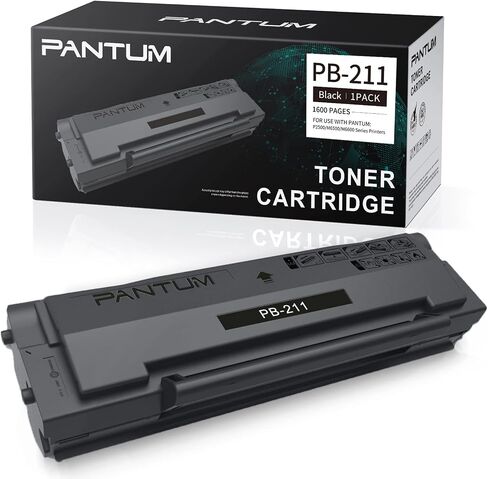 خرطوشة حبر Pantum PB-211 سوداء أصلية لطابعات P2502W M6552NW M6500NW M6602NW in Kuwait