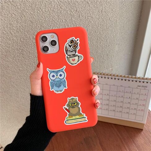 Konan Owl Stickers Vinyl Waterproof Stickers for Adults Teens Girls Boys Toddlers Kids for Journaling Water Bottle Hydroflask Laptop Decor 100PCS in Saudi Arabia