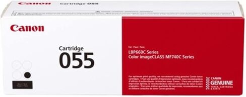 Canon Genuine 055 Black Toner Cartridge Compatible with LBP664Cdw, MF741Cdw, MF743Cdw, MF745Cdw, MF746Cdw in Saudi Arabia