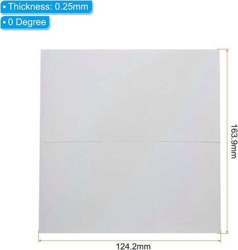 PATIKIL 7.9" Polarized Film Sheets, 3 Pack Adhesive Polarizer Linear Polarizing Filter for Screen, Photography, Lighting, 163.9mmx124.2mm, 0 Degree in Saudi Arabia