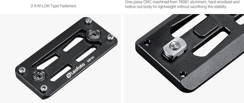LEOFOTO GSP M-LOK Arca Rail, Rifle Mount Adapter, M-LOK Slot Interface, Arca Compatible (GSP-80) in Saudi Arabia
