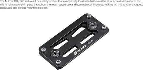 LEOFOTO GSP M-LOK Arca Rail, Rifle Mount Adapter, M-LOK Slot Interface, Arca Compatible (GSP-80) in Saudi Arabia