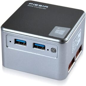 PIESIA C-Box-M2 Mini PC Aluminum Body 11th gen Intel N5105,Windows 11 Pro, 8GB RAM 256G SSD, Support 4K Dual HDMI Output, USB3.0, Dual-Band WiFi5, BT and MicroSD Slot in Saudi Arabia
