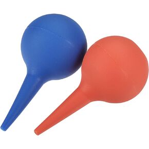 أداة تنظيف مضخة نفخ كرة غبار مطاطية من MECCANIXITY لعدسات الكاميرا ولوحة المفاتيح ولوحة PCB والكمبيوتر والنباتات، 30 مل، أحمر + أزرق، عبوة من قطعتين in Kuwait