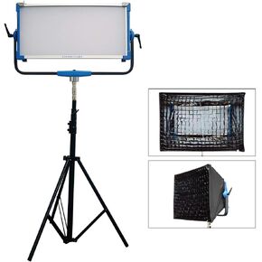 Yidoblo Softbox with Grid for AI-3000C Panel RGB LED Light 300W RGBW LED Panel Lamp APP Control Soft LED Lamp 12 Photography Lighting Effects Set for Studio Video Film in Kuwait