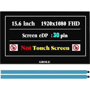 GBOLE Screen Replacement for DELL Latitude 3540 LCD LED Screen Display Panel 15.6" EDP 30 pins 1920x1080 IPS FHD Non-Touch Screen in Saudi Arabia