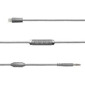 V-MODA SpeakEasy DAC/AMP 3-Button Lightning Cable - Grey in Kuwait